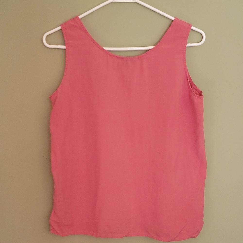 Paul Harris Design sleeveless tank in melon, vintage.